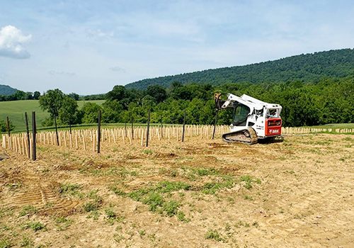 vineyard fencing